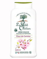 Le Petit Olivier Duschcreme Kirschblüte mit Kirschblütenmotiv
