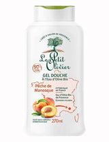 Le Petit Olivier Duschgel Manosque Pfirsich mit Bio-Olivenwasser