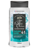Le Petit Olivier Duschgel Maritime Frische 4-in-1 für Körper, Gesicht, Bart und Haare.