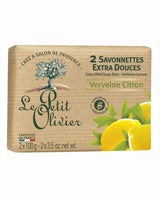 Le Petit Olivier feste Seifen Eisenkraut Zitrone in Verpackung