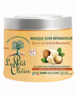 Le Petit Olivier Haarmaske für trockenes Haar mit Sheabutter und Macadamia