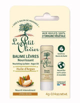Le Petit Olivier pflegender Lippenbalsam mit Arganöl in Kartonverpackung