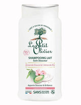 Le Petit Olivier Shampoo mit süßer Mandel und Reiscreme für normales Haar