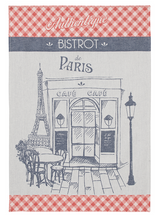 Geschirrtuch Jacquard 'Les Tables du Bistrot'