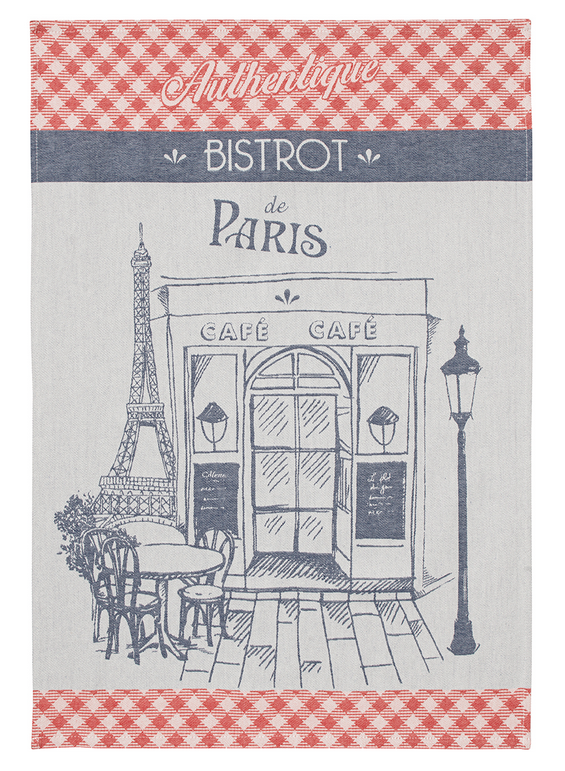 Geschirrtuch Jacquard 'Les Tables du Bistrot'
