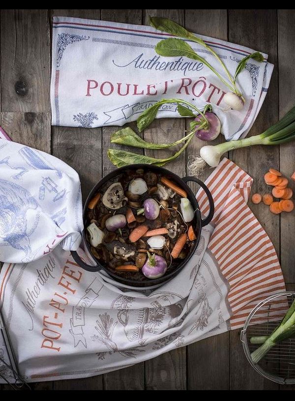 Geschirrtuch Jacquard 'Poulet Rôti'