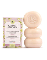 Rampal Latour Seifen-Set Patchouli mit drei Seifen und Verpackung