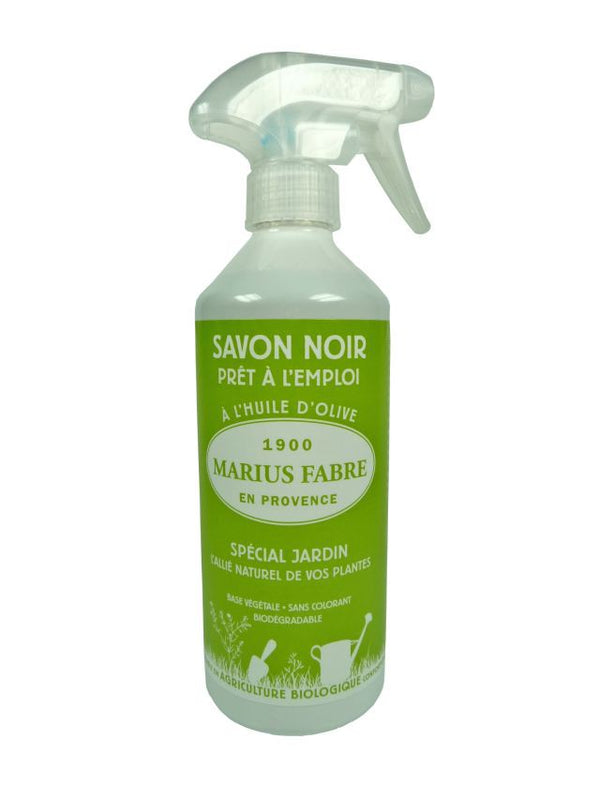 Schwarze Flüssigseife 500 ml speziell für den Garten