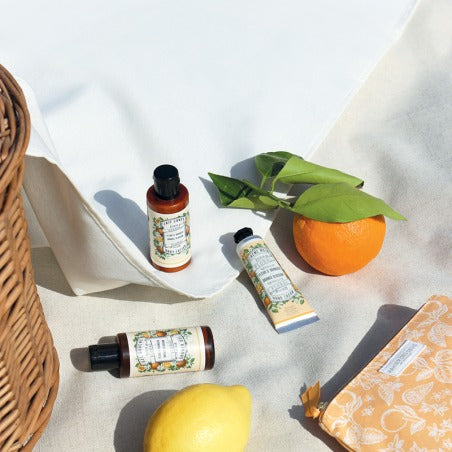 Reise-Set Orangenblüte Duschgel, Körperlotion, Handcreme