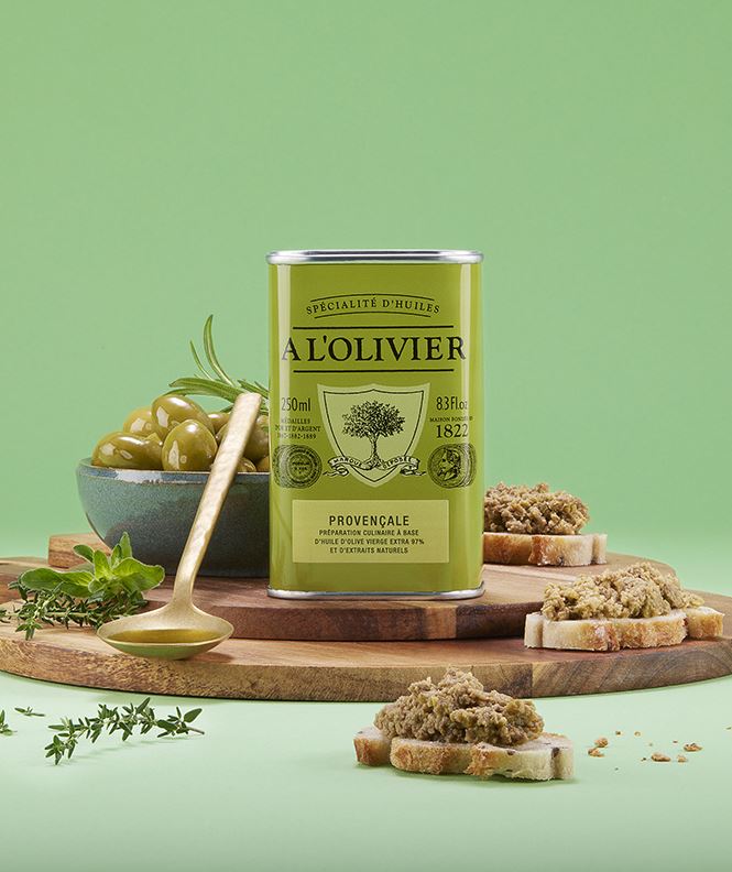 Olivenöl mit Kräutern der Provence (Provençale) 250 ml - A l'Olivier