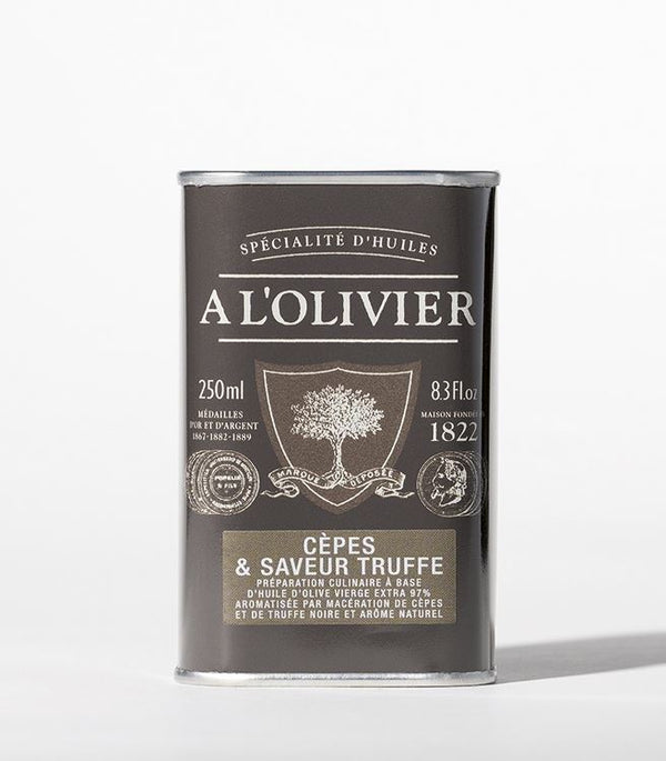 Olivenöl mit Steinpilzen und Trüffel 250 ml - A l'Olivier
