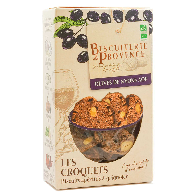 Bio Croquets mit Oliven aus Nyons 90 g - Biscuiterie de Provence / DE-ÖKO-006