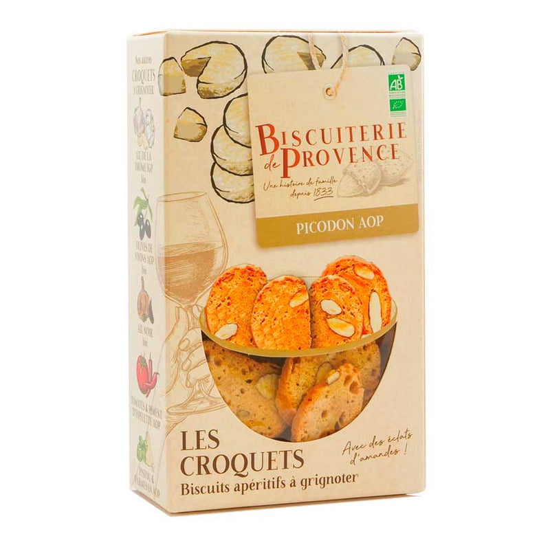 Bio Croquets mit Picodon Ziegenkäse 90 g - Biscuiterie de Provence / DE-ÖKO-006