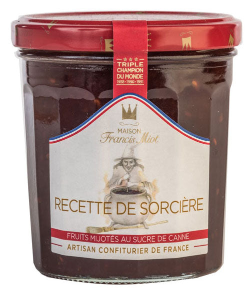 Fruchtaufstrich 'Recette de Sorcière' mit Pflaume, Hagebutte & Himbeere 340 g