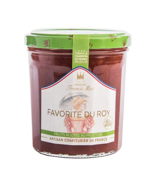 Fruchtaufstrich 'Favorite du Roy' mit Aprikose, Pfirsich & Himbeere 320 g