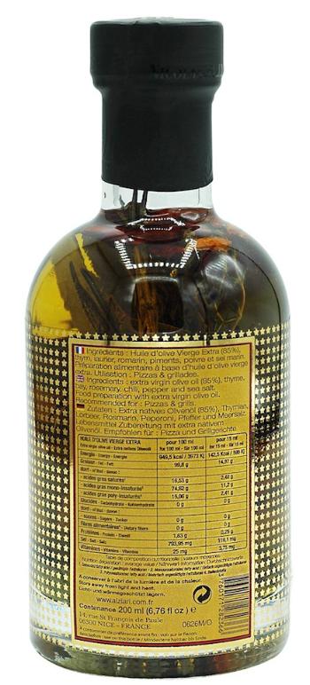 Olivenöl mit Pili Pili 200 ml - N. Alziari   MHD: 05/2024