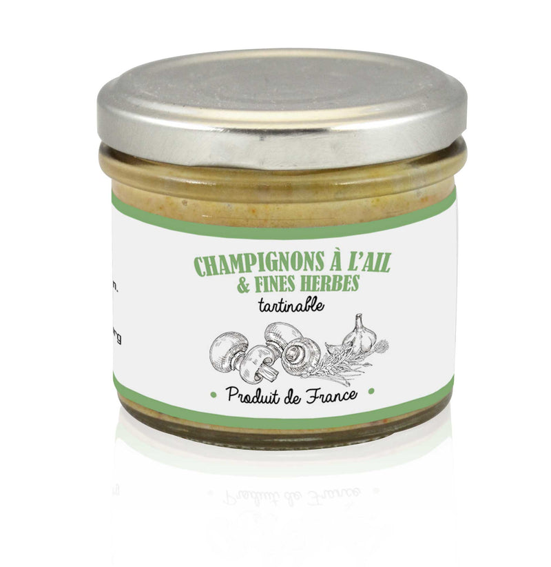 Paste aus Champignons mit Knoblauch und feinen Kräutern 100 g - Beauharnais
