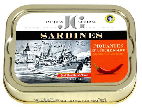 Sardinen mit Piment 115 g Dosenkonserve