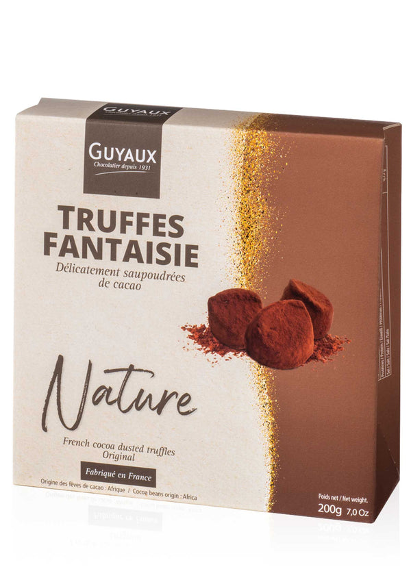 Schokoladentrüffel Natur (ohne Palmöl) 200 g - Chocolaterie Guyaux