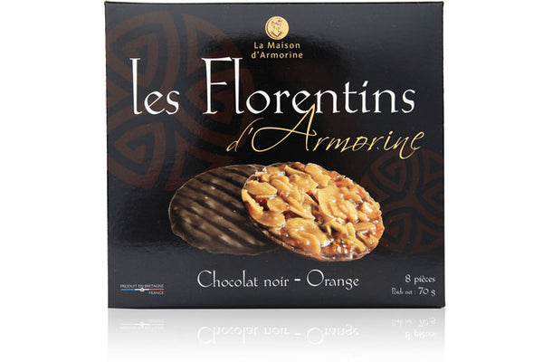 Florentiner mit Zartbitterschokolade 70 g - La Maison d'Armorine