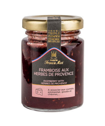 Confit mit Himbeere und Kräuter der Provence 110 g - Francis Miot
