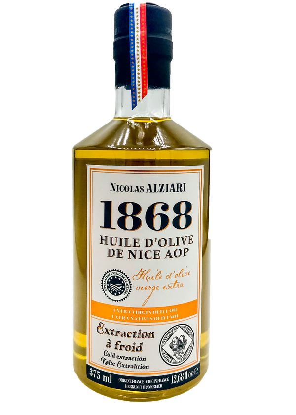 Olivenöl aus Nizza AOP in der Vintage-Flasche (integriertem Ausguss) 375 ml - Nicolas Alziari