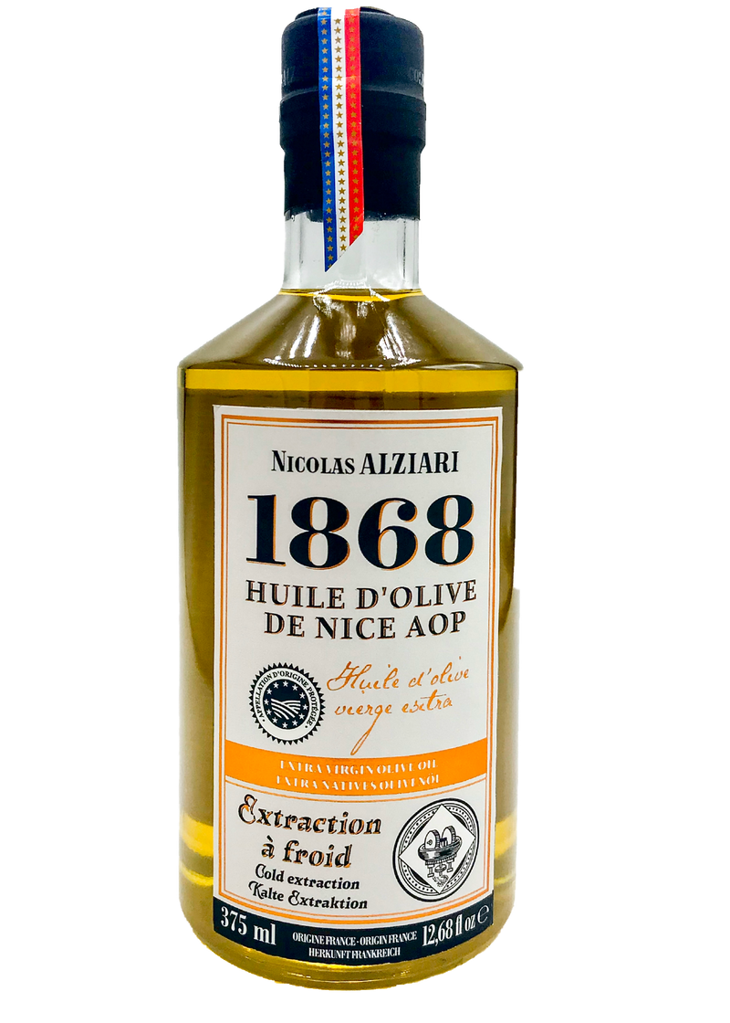 Olivenöl aus Nizza AOP in der Vintage-Flasche (integrierter Ausguss) 375 ml