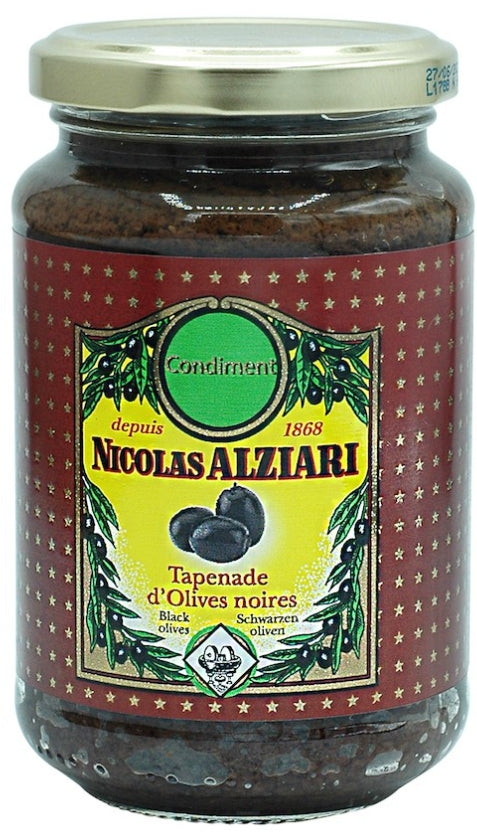 Paste aus schwarzen Oliven (Tapenade Noire) 320 g - Nicolas Alziari