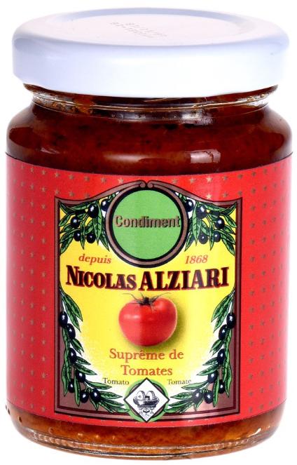 Geschenkbox 'Retour du Marché Tomate' mit Tomaten-Olivenöl, Tomaten-Paste und Tomaten-Salz - Nicolas Alziari