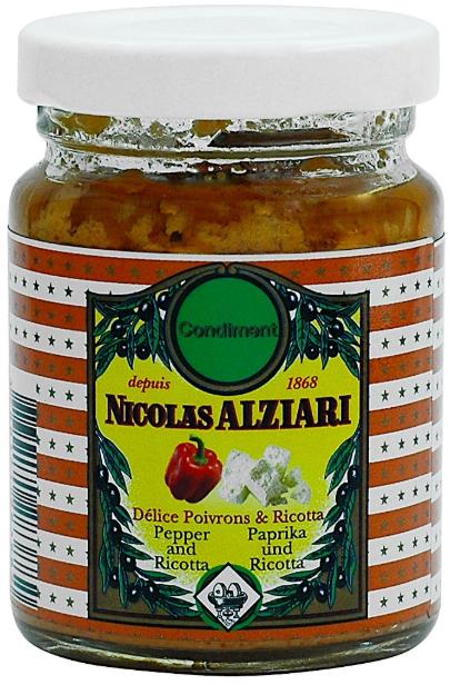 Paste aus Paprika und Ricotta (Poivrons et Ricotta) 80 g - Nicolas Alziari