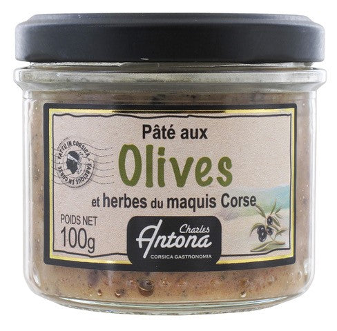 Pastete mit Oliven und Kräutern aus der korsischen Macchia 100 g - Charles Antona