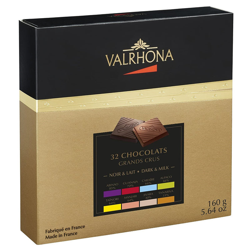 Karrees-Geschenkbox mit 32 Schokoladen-Karrees à 5 g