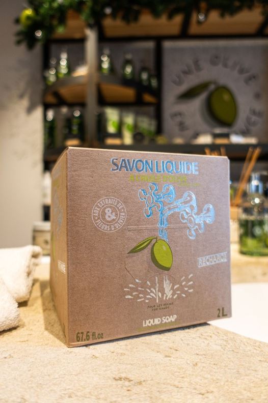 Flüssigseife Olive Bag in Box 2 L - Une Olive en Provence