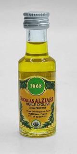 "Mini-Glasflasche" Olivenöl Cuvée Prestige 20 ml - N. Alziari