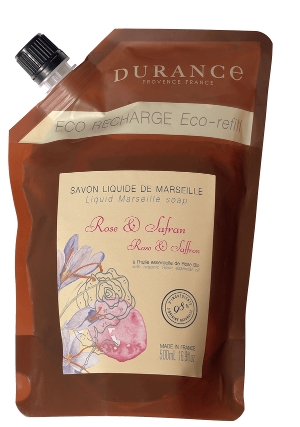 Öko-Nachfüllpackung Flüssigseife Rose-Safran 500 ml