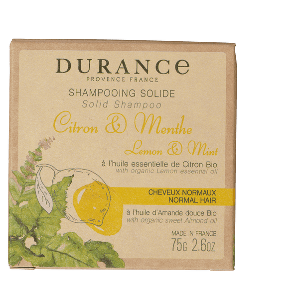 Festes Shampoo Zitrone-Minze 75 g - Durance