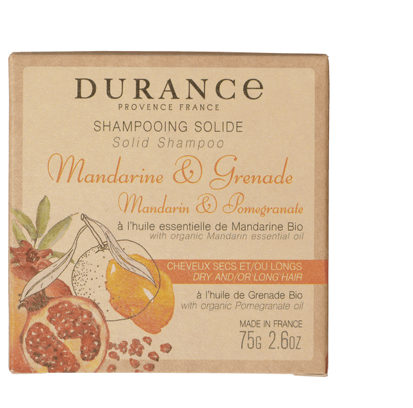 Festes Shampoo Mandarine-Granatapfel 75 g - Durance