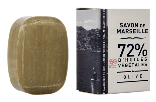Kleine Marseiller Kernseife 'Olive' in Schachtel 50 g - La Corvette Marseille
