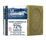 Marseiller Kernseife 'Olive' in Folie 500 g - La Corvette Marseille