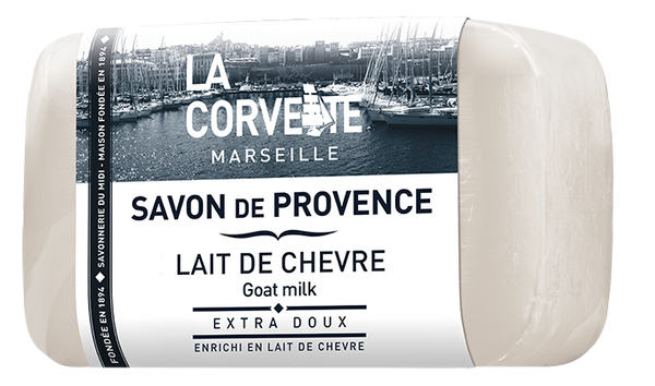 Naturseife Ziegenmilch 100 g - La Corvette Marseille