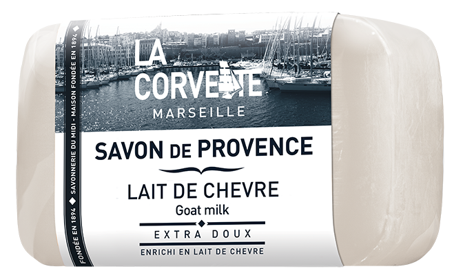 Naturseife Ziegenmilch 100 g - La Corvette Marseille