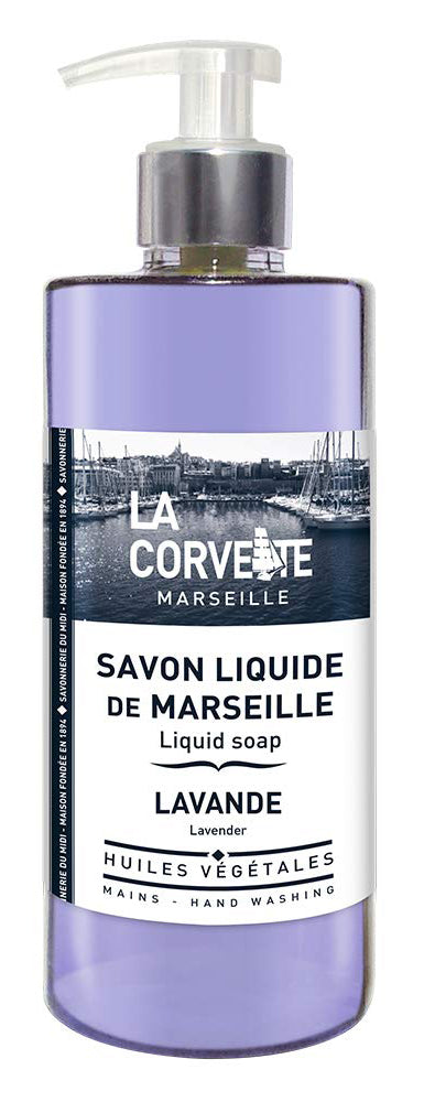 Flüssigseife Lavendel 500 ml - La Corvette Marseille