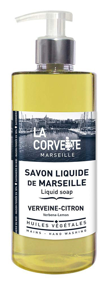 Flüssigseife Verveine-Zitrone 500 ml - La Corvette Marseille