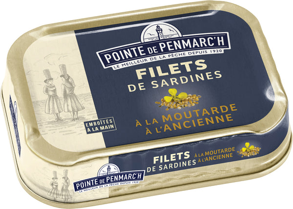 Sardinenfilets mit Senfsauce und Senfkörnern 100 g - La Pointe de Penmarc'h