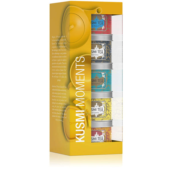 Geschenkset 'Kusmi Moments' mit 5 verschiedenen Teesorten à 25 g Metalldose - Kusmi Tea