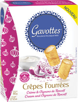 Mini Crêpes (Crêpes Fourrées) mit Sahne-Zwiebel-Füllung 60 g - Gavottes