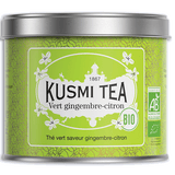 Bio Grüner Tee 'Thé vert gingembre-citron' mit Ingwer-Zitrone in der 100 g Metalldose - Kusmi Tea / DE-ÖKO-006