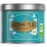 Bio Grüner Tee 'Imperial Label' mit Orangenschalen, Zimt und Gewürzen in der 100 g Metalldose - Kusmi Tea / DE-ÖKO-006