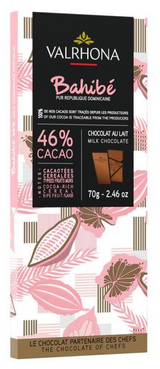 Vollmilch-Schokoladentafel 'Bahibe' mit 46% Kakao 70 g - Valrhona