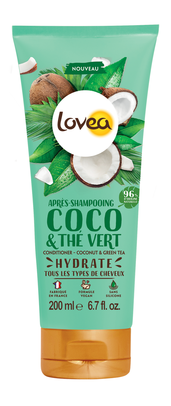 Conditioner für alle Haartypen Kokos & Grüner Tee 200 ml - Lovea